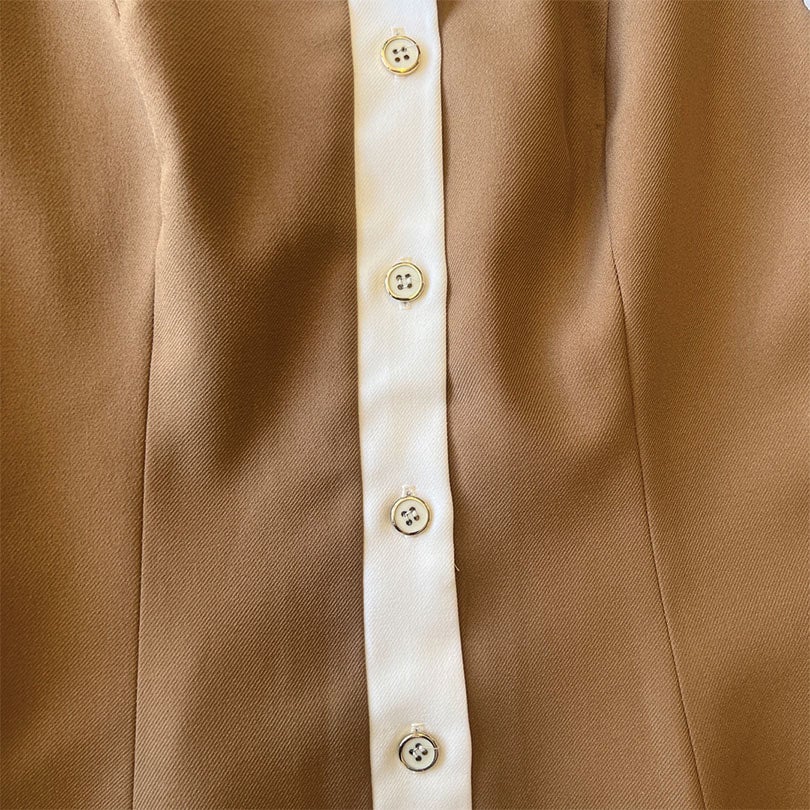 Vintage 70s Herman Marcus Brown Dress | Avenger's Vintage